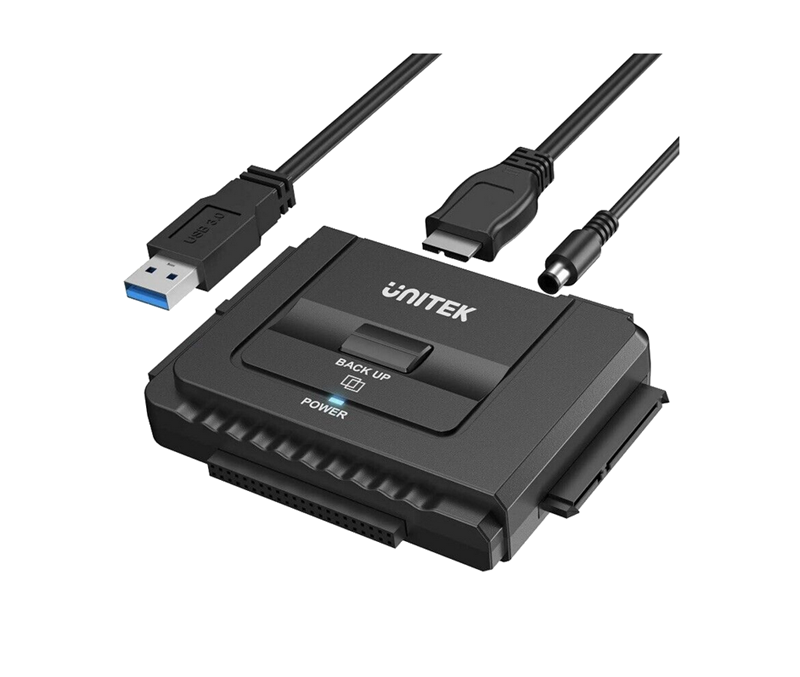 Milwaukee PC - Unitek USB 3.0 to IDE/SATA 2.5"/3.5" Drive adapter - w/power adapter