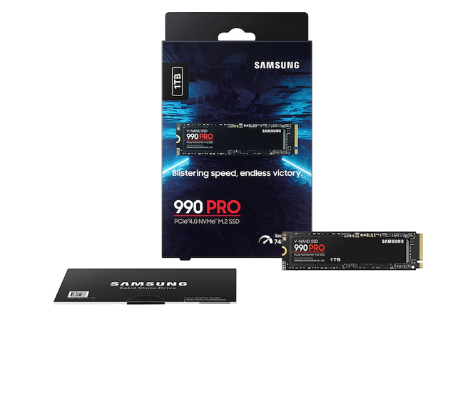 Milwaukee PC - Samsung 990 PRO 1TB M.2 SSD - NVMe, PCIe 4.0, Max Seq R/W 7450/6900