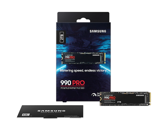 Milwaukee PC - Samsung 990 PRO 2TB M.2 SSD - NVMe, PCIe 4.0, Max Seq R/W 7450/6900