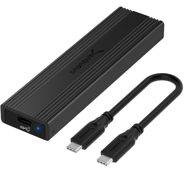 Milwaukee PC - SABRENT USB-C (3.2) Enclosure for NVMe/SATA drives - Tool Free