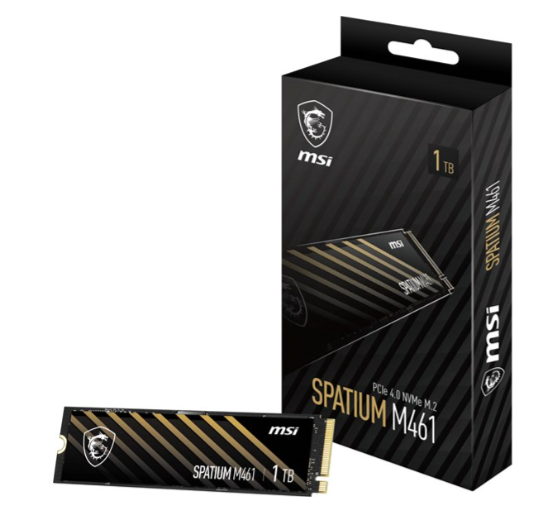 Milwaukee PC - MSI SPATIUM M461 PCIe 4.0 NVMe  M.2 2280 1TB