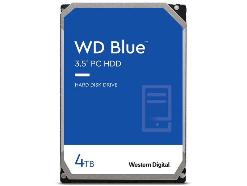 Milwaukee PC - WD Blue 4TB Hard Drive - 3.5", 5400RPM, CMR