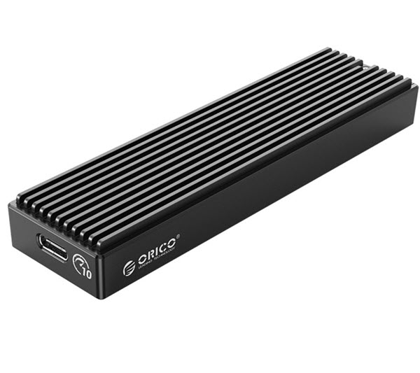 Milwaukee PC - ORICO M.2 NVMe SSD Drive Enclosure - Black, Support UASP