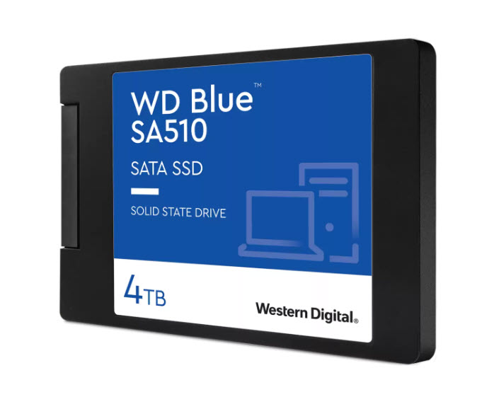 Milwaukee PC - WD Blue SA510 4TB 2.5" SATA III, SSD, R/W 560MB/s-520MB/s