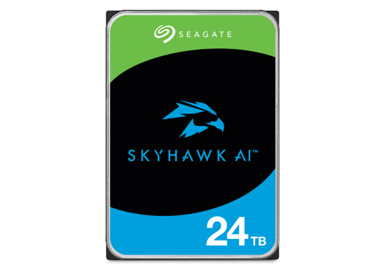 Milwaukee PC - Seagate 24TB Skyhawk AI - 3.5", SATA 6MB/s, R/W 285MB/s, 512 Cache, 7200RPM, Internal HDD