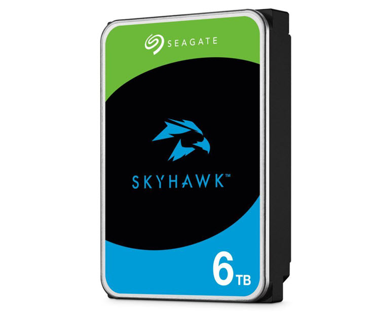 Milwaukee PC - Seagate 6TB SkyHawk - 3.5" SATA 6MB/s, 180MB/s, 256MB Cache