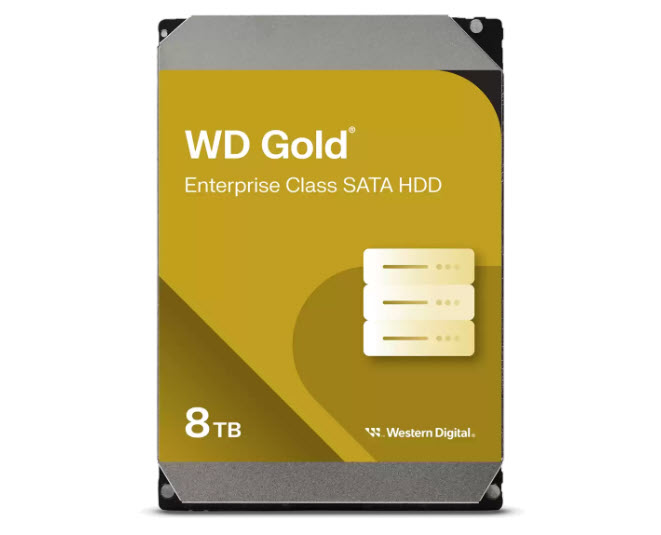 Milwaukee PC - WD Gold 8TB Enterprise Class SATA 6GB/s, 3.5", 7200RPM, 256MB Cache, up to 267MB/s HDD