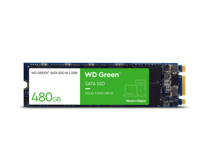 Milwaukee PC - WD Green 480GB SSD M.2 SATA, 2280, up to 545MB/s