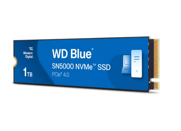Milwaukee PC - WD Blue 1TB SN5000 - NVME SSD, M.2 2280, Gen4.0, up to 5,150/4,900 MB/s Seq R/W