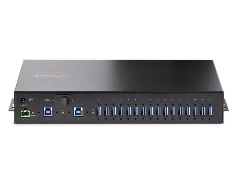 Milwaukee PC - 16-Port Industrial USB 3.0 Hub 5Gbps