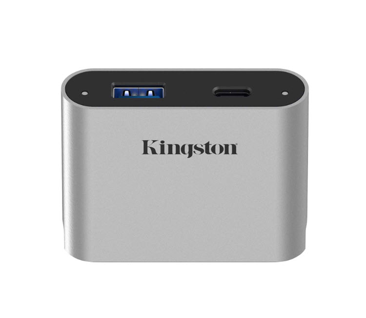 Milwaukee PC - Kingston Workflow USB miniHub  - USB 3.2 Gen 1, USB-C to USB-A Cable, miniHub