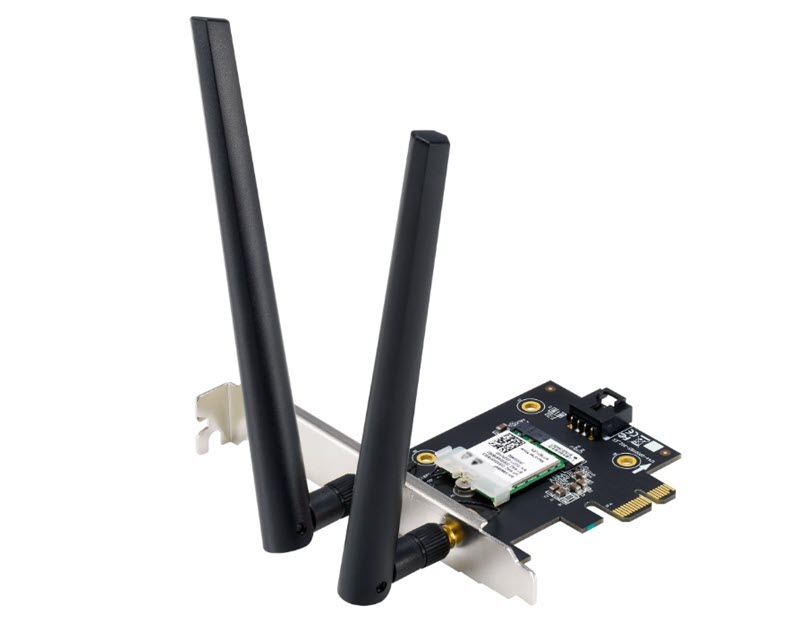 Milwaukee PC - ASUS PCE-AX1800 - PCIe, Dual band, BT 5.2, WPA3, OFDMA and MU-MIMO