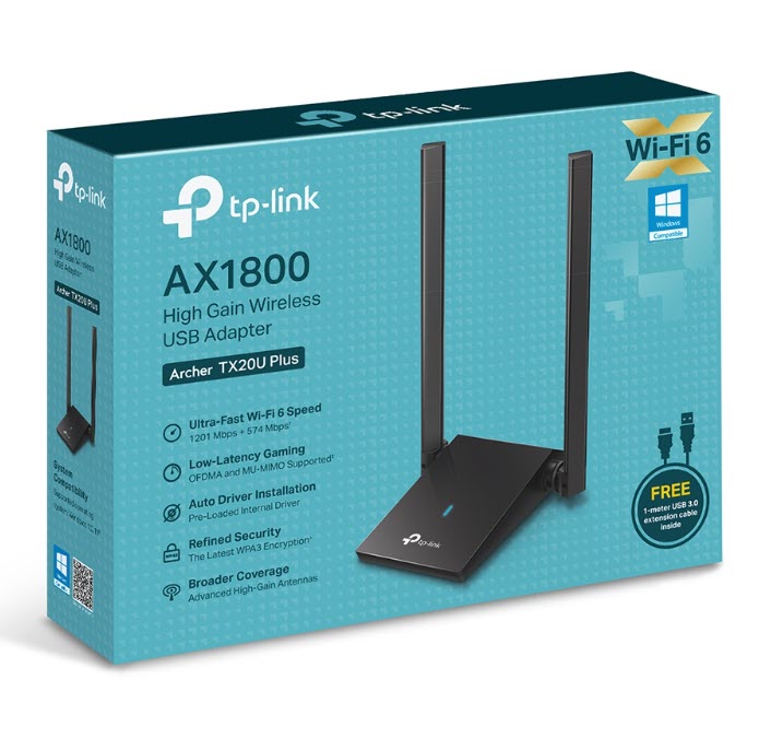 Milwaukee PC - TP-Link Archer TX20U Plus AX1800 WIFI 6 Express Adapter