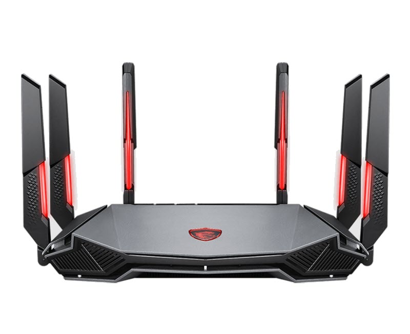 Milwaukee PC - MSI  RadiX AXE6600 WiFi 6E Tri-Band Router - 2.5 Gigabit port, 6 xRGB Antenna 